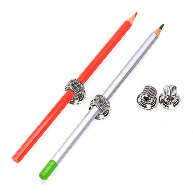 BTSKY Stainless Steel Magnetic Pen Holder Clips- Magnetic Pen Clip Holder Fit Any Size Pens Magnetic Push pins for Refrigerator Whiteboard Erase Board and Bulletion Board Map(4pcs) - Image 5